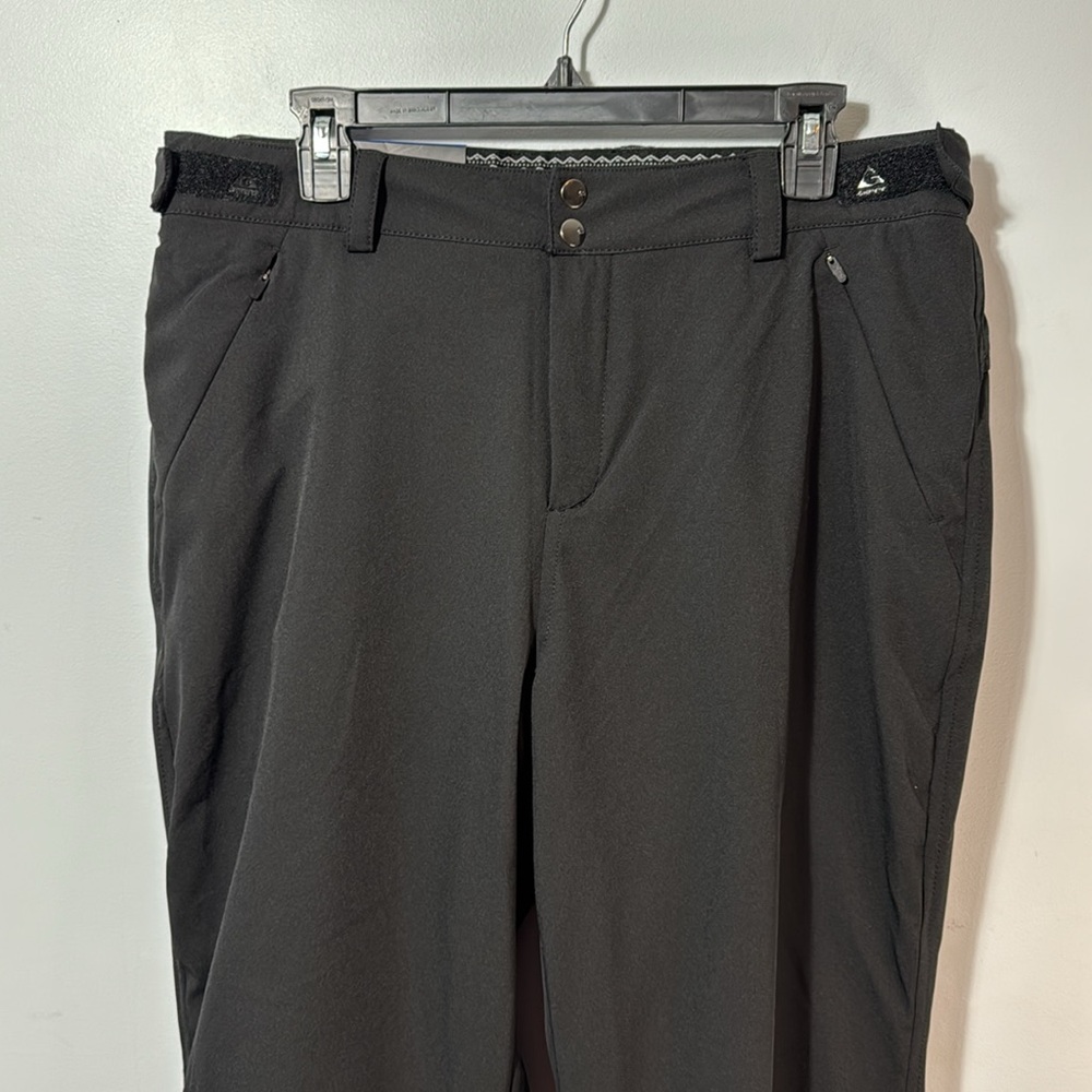 Gerry Pants Black Ski Fleece Lined‎ in Size L NWT - Picture 2 of 16